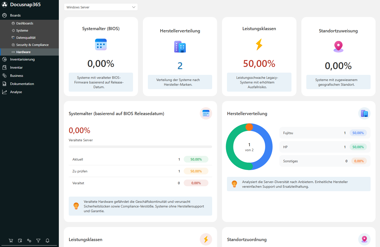Windows Server Dashboard
