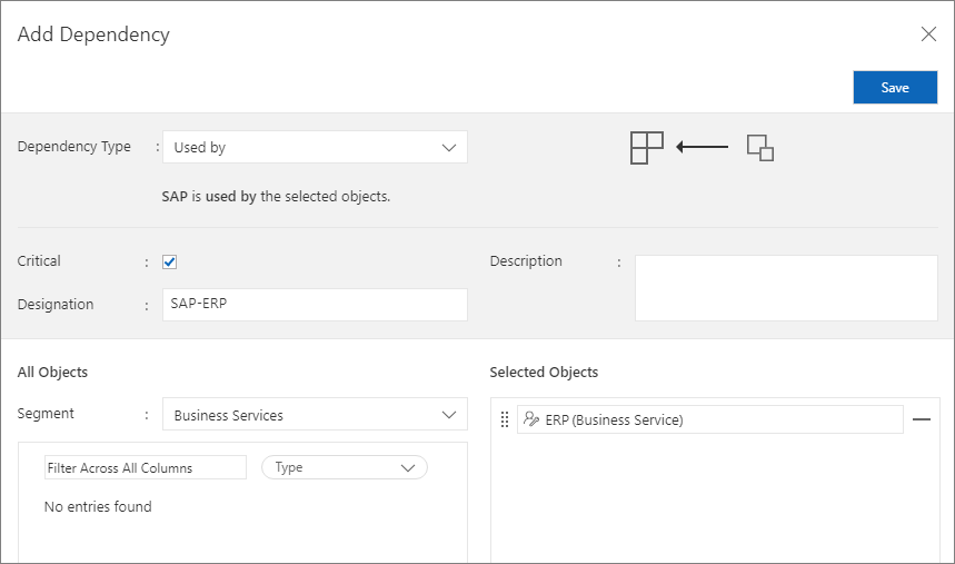 Configuration of Dependencies