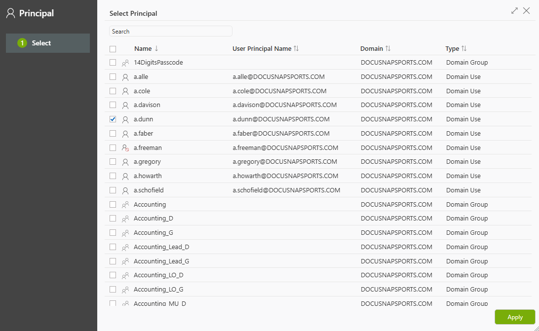 Add user to analysis