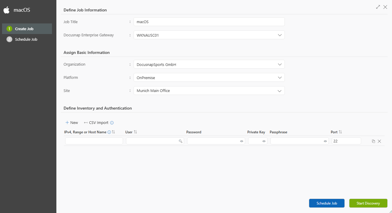 Wizard for inventorying macOS