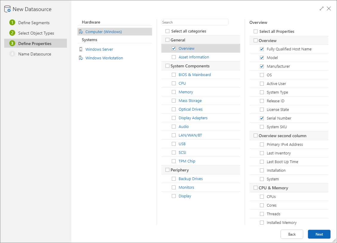 Selecting Properties Selecting Properties